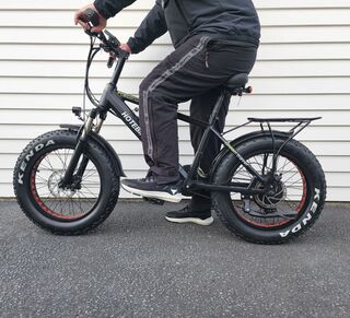 Person on a quality Electric Bike - Hotebike